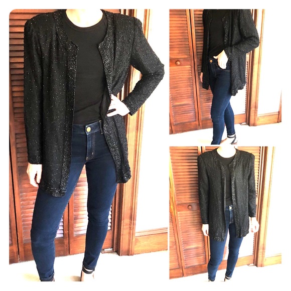 Stenay Tops - LAST CHANCE Stunning Vintage Beaded Long Top